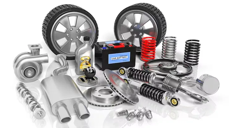 lubricantes y productos de mantenimiento en estantería